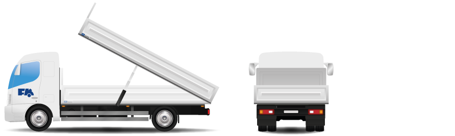 Hinterkipper Fahrzeugaufbau